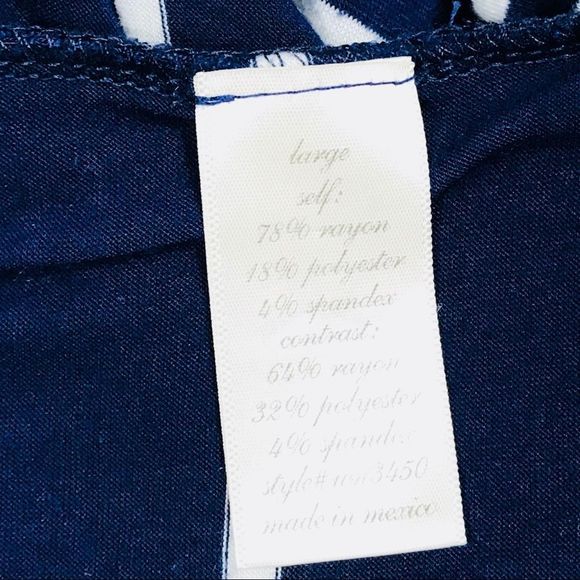 Alya navy blue and white striped pullover - Picture 6 of 6